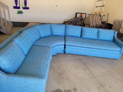 Mid Atlantic Blue MCM Sectional