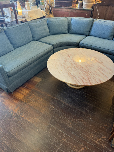 Mid Century Blue Sectional